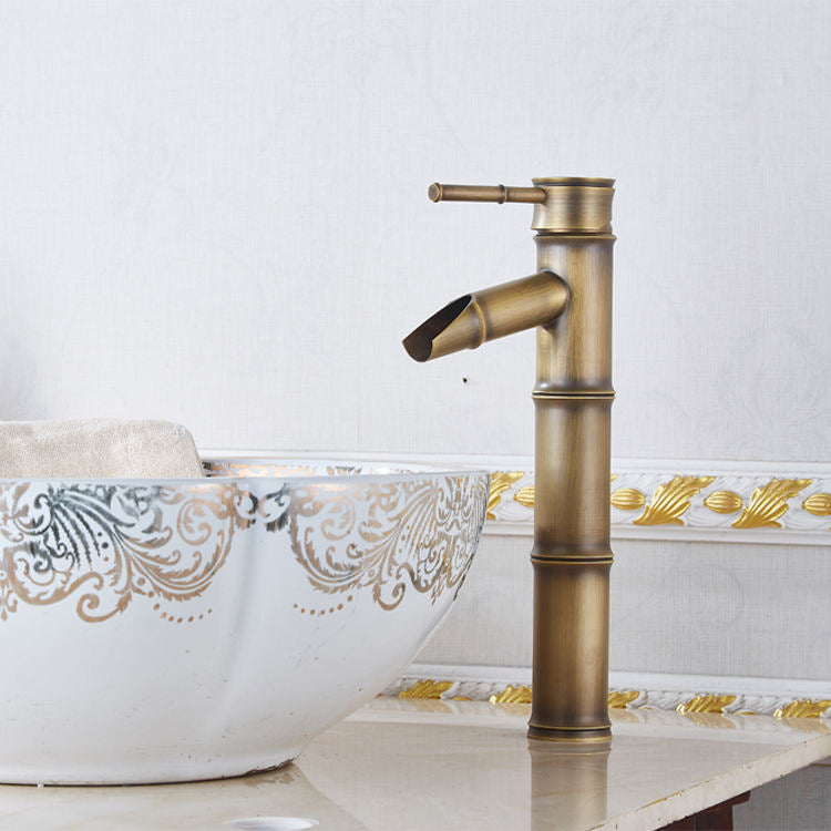 hudor-art-mis-robinet-lavabo-sur-lev-bronze-huil-310-mm image 5