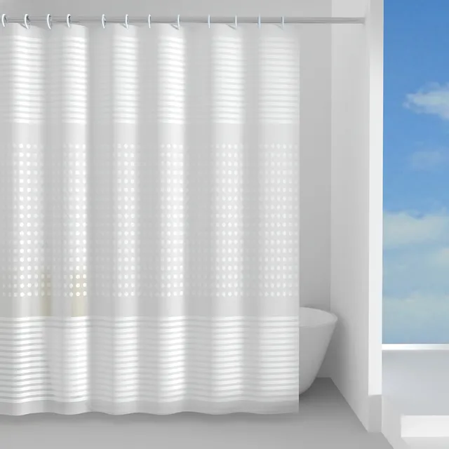 gedy-tic-toc-rideau-de-douche-240x200-cm-blanc image 1
