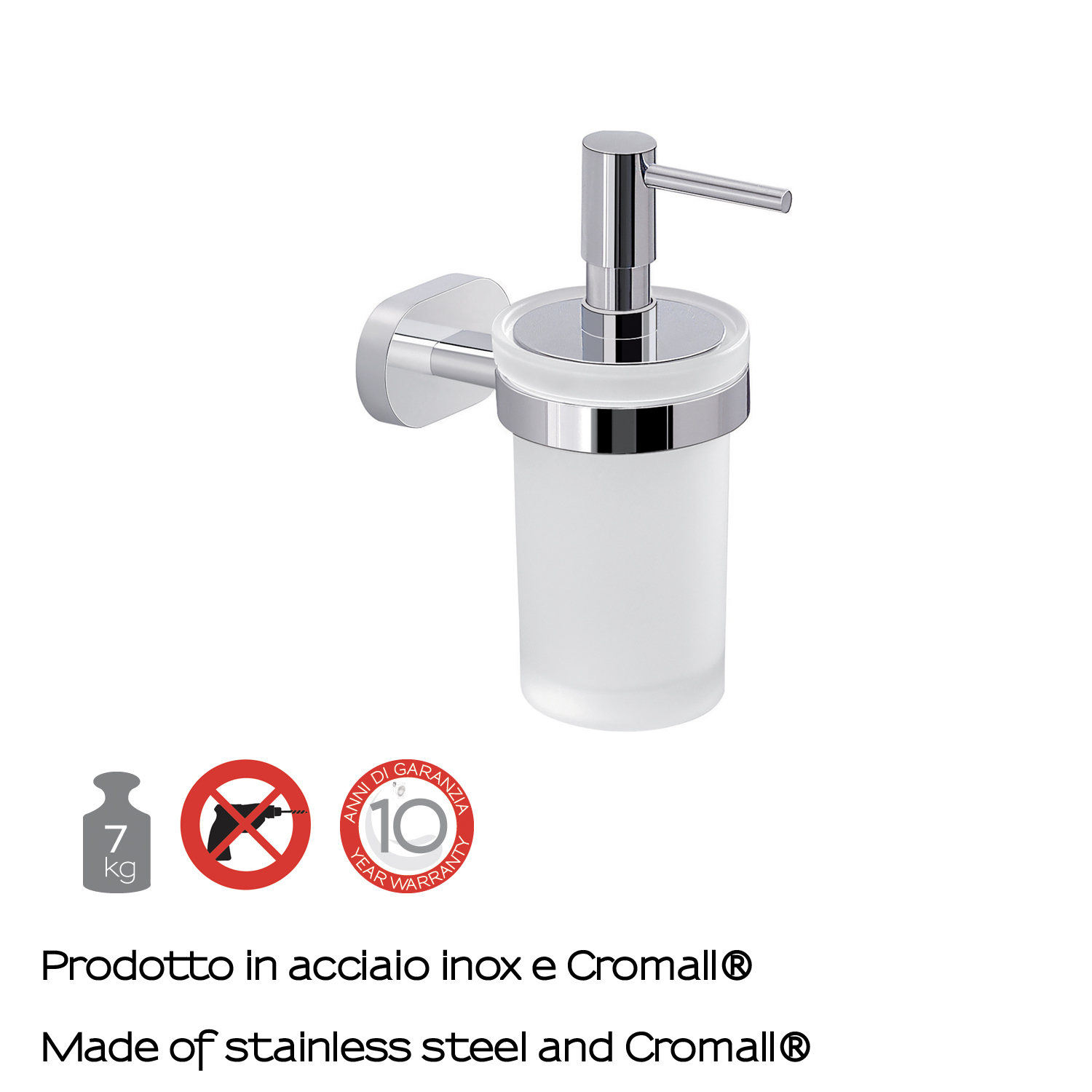 gedy-bernina-distributeur-savon-chrome image 3