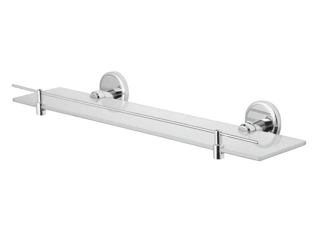 bisk-seduction-tablette-verre-salle-de-bain-chrome image 1
