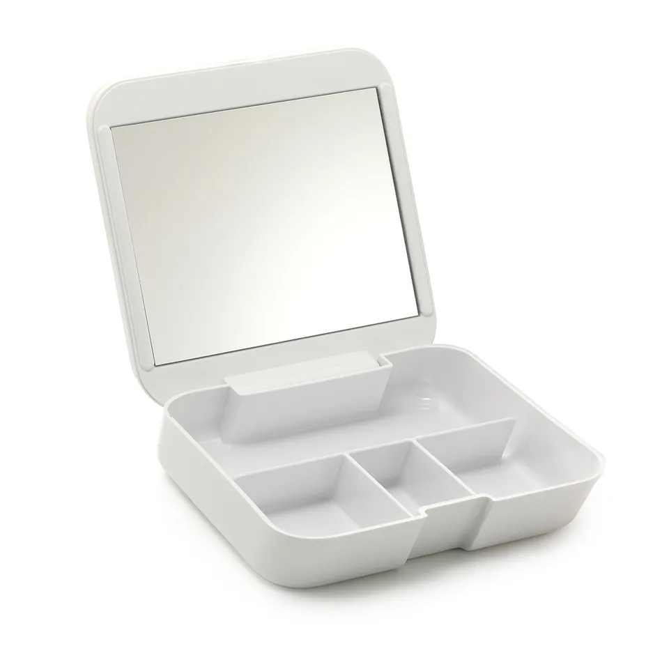 gedy-seventy-organisateur-avec-miroir-blanc-salle-de-bain image 1