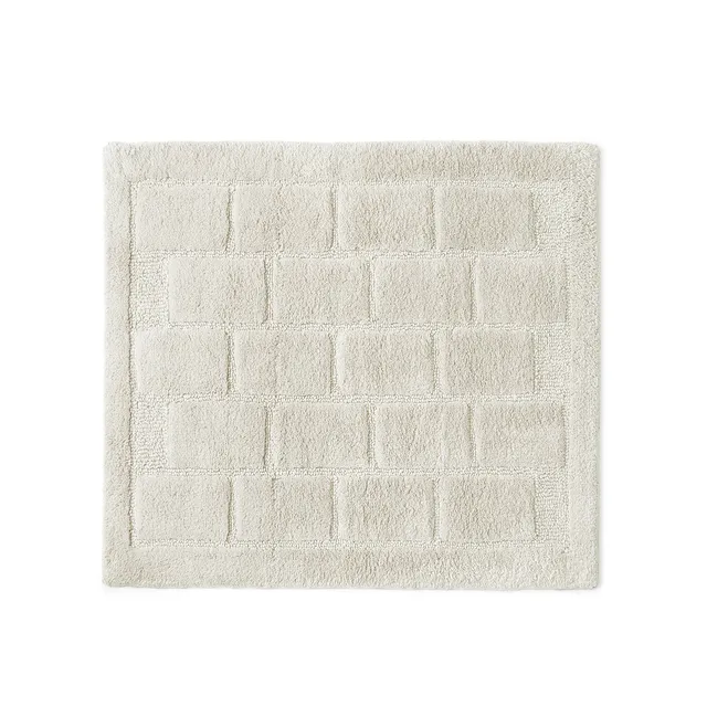 gedy-tile-tapis-de-bain-50x50-blanc-coton image 1