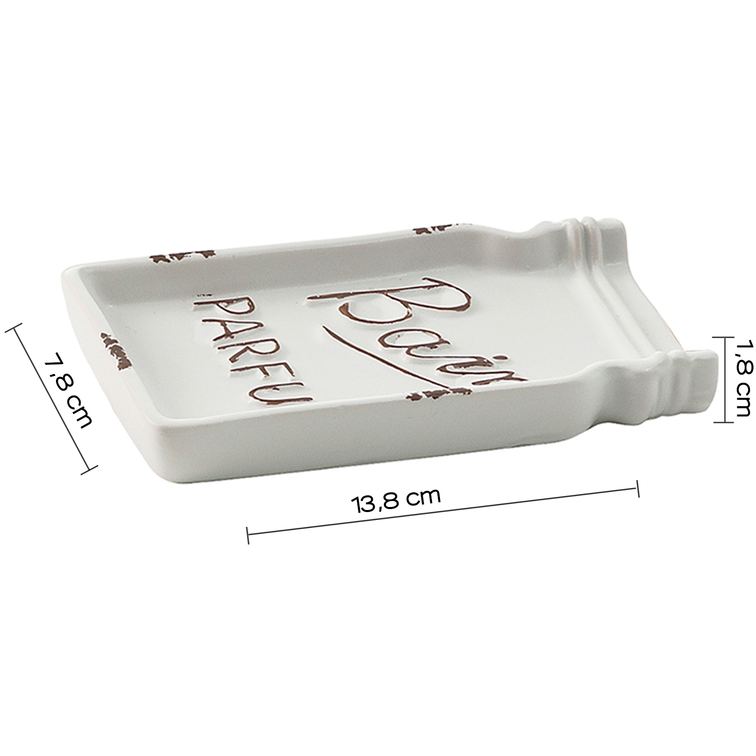 gedy-catherine-porte-savon-poser-blanc image 2