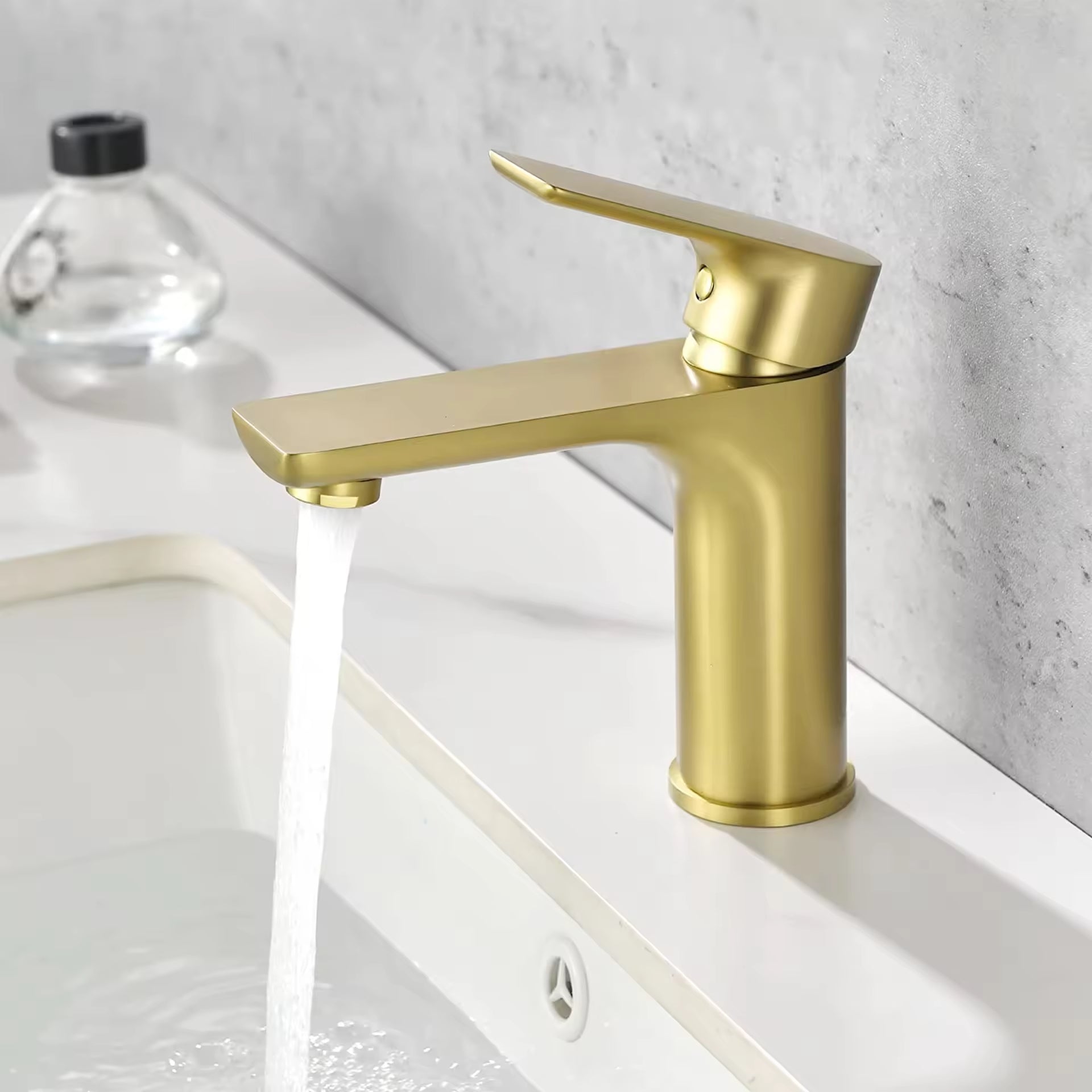 hudor-scamandre-001-robinet-lavabo-dor-bross-1-trou image 2