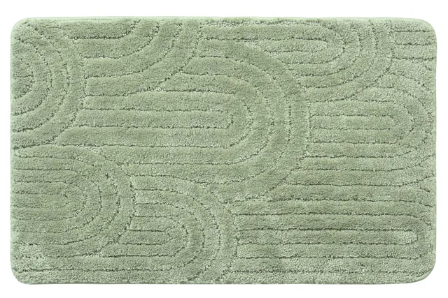 bisk-rist-tapis-de-bain-80x50-cm-blanc image 1