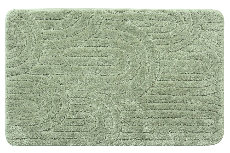 bisk-rist-tapis-de-bain-80x50-cm-blanc image 1