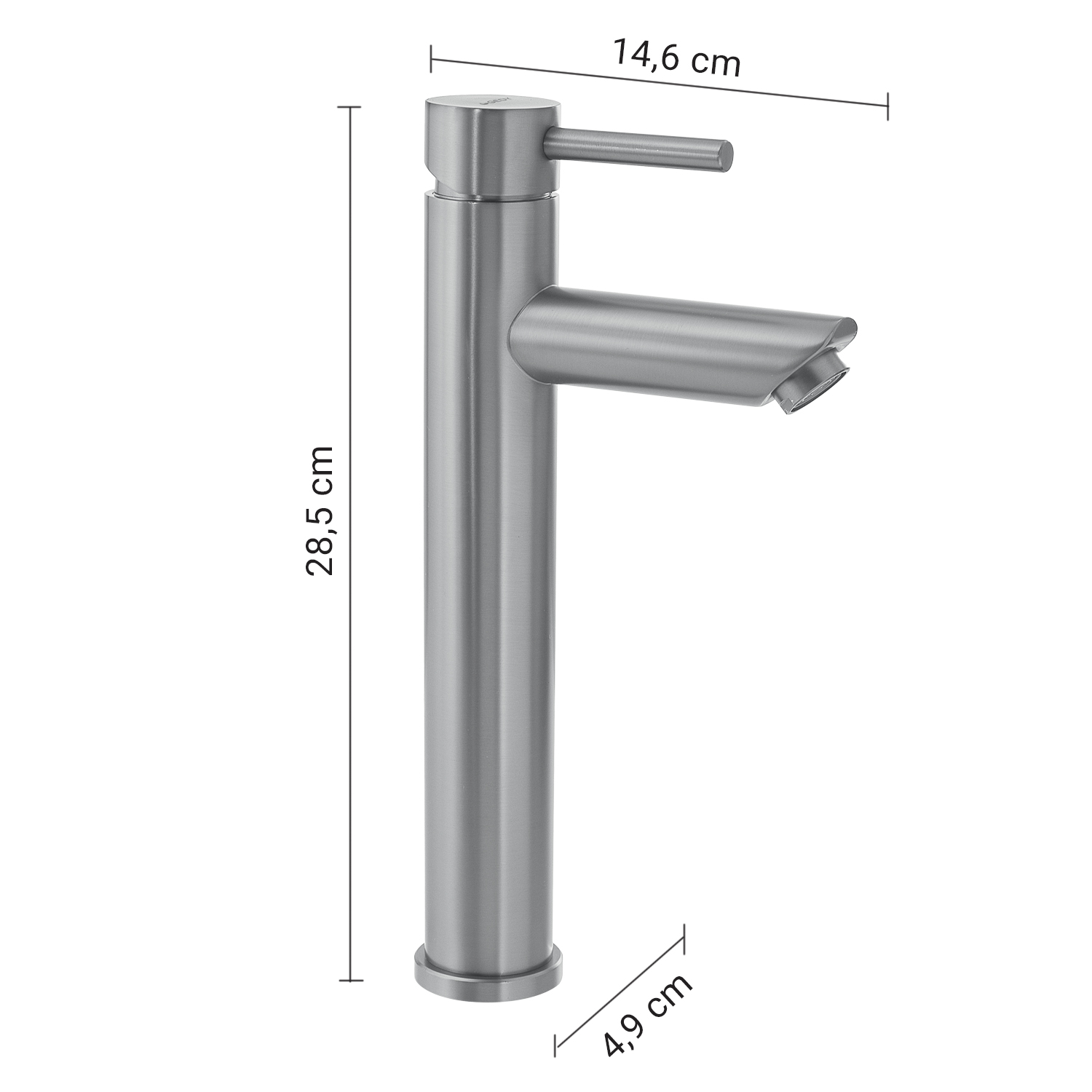 gedy-garda-mitigeur-lavabo-haut-finition-bross-e image 2