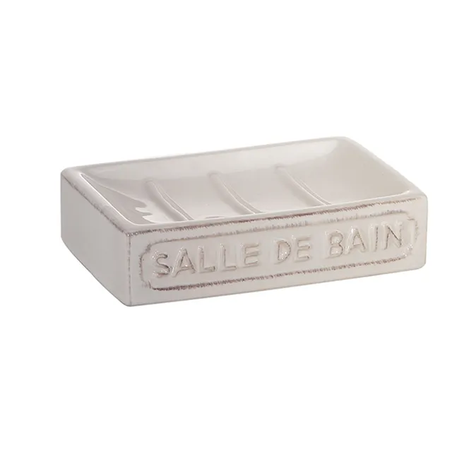 gedy-vivienne-porte-savon-blanc-poser image 1
