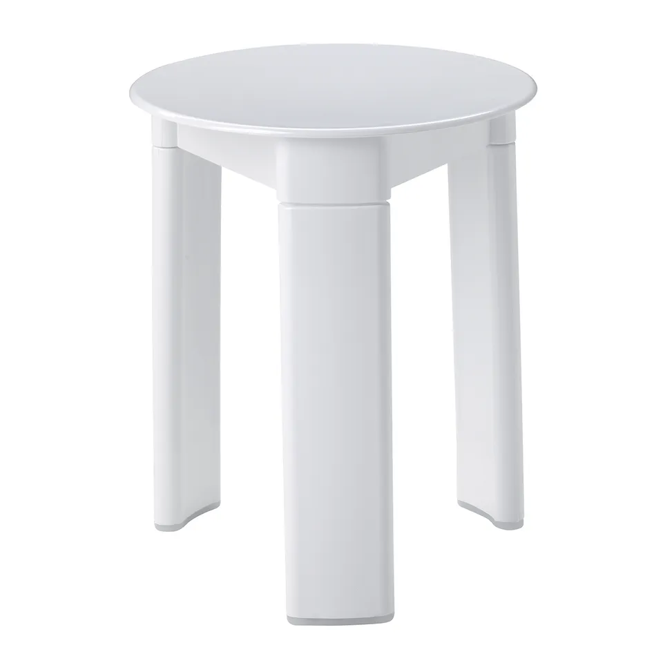 gedy-trio-tabouret-salle-de-bain-blanc image 1