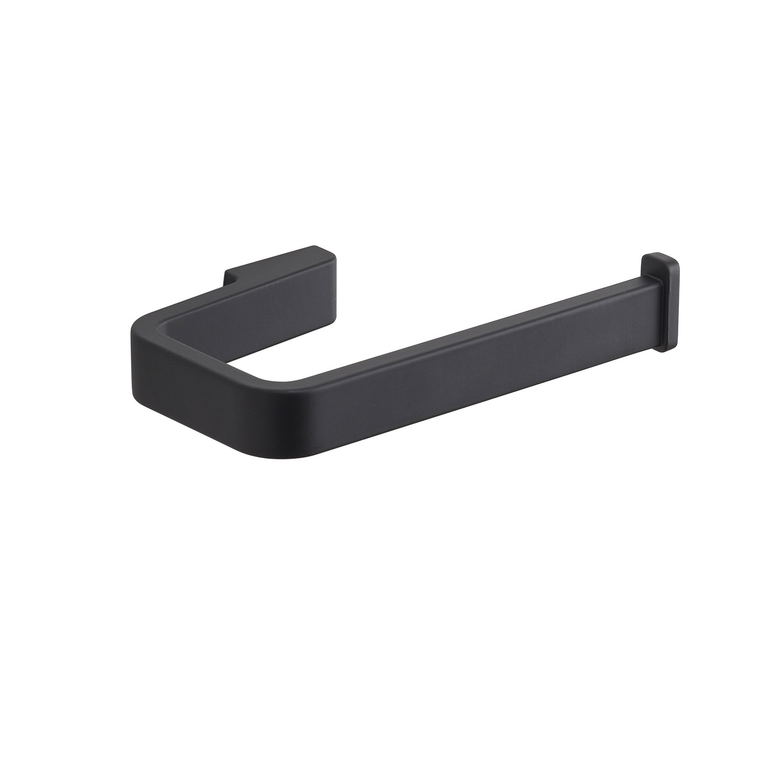 gedy-samoa-porte-rouleau-noir-mat-fixer image 1