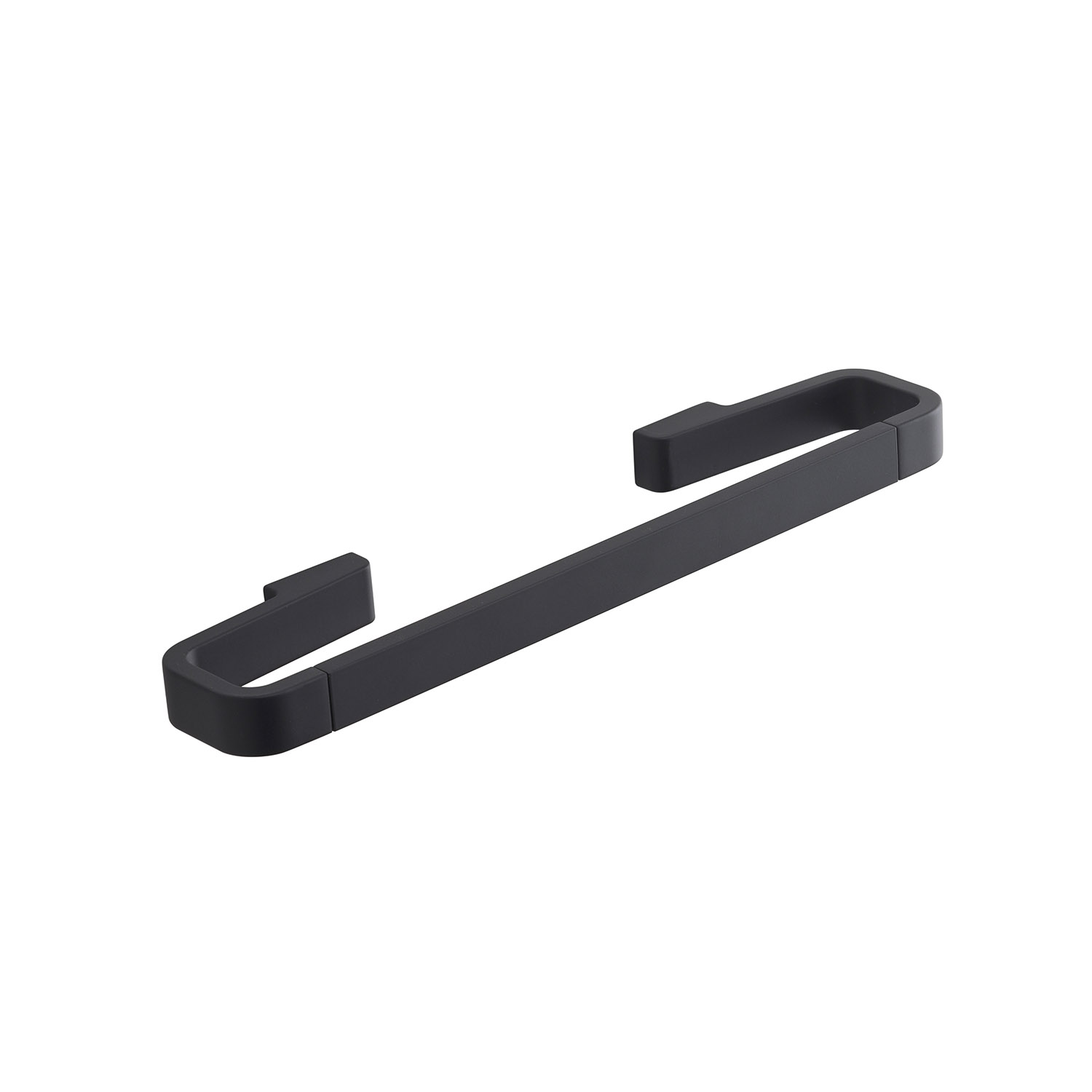 gedy-samoa-porte-serviette-30-cm-noir-mat-mural image 1