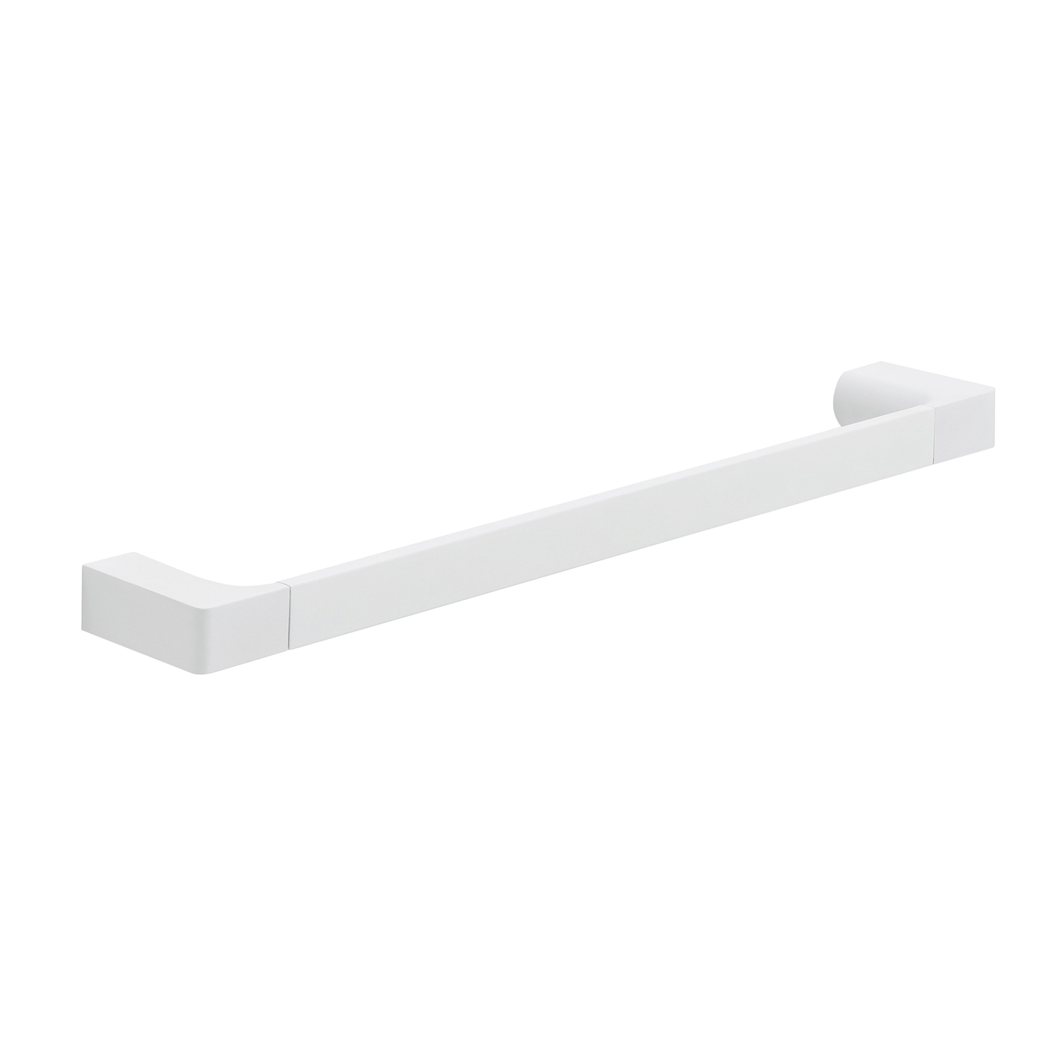 gedy-pirenei-porte-serviette-mural-45-cm-blanc-mat image 1
