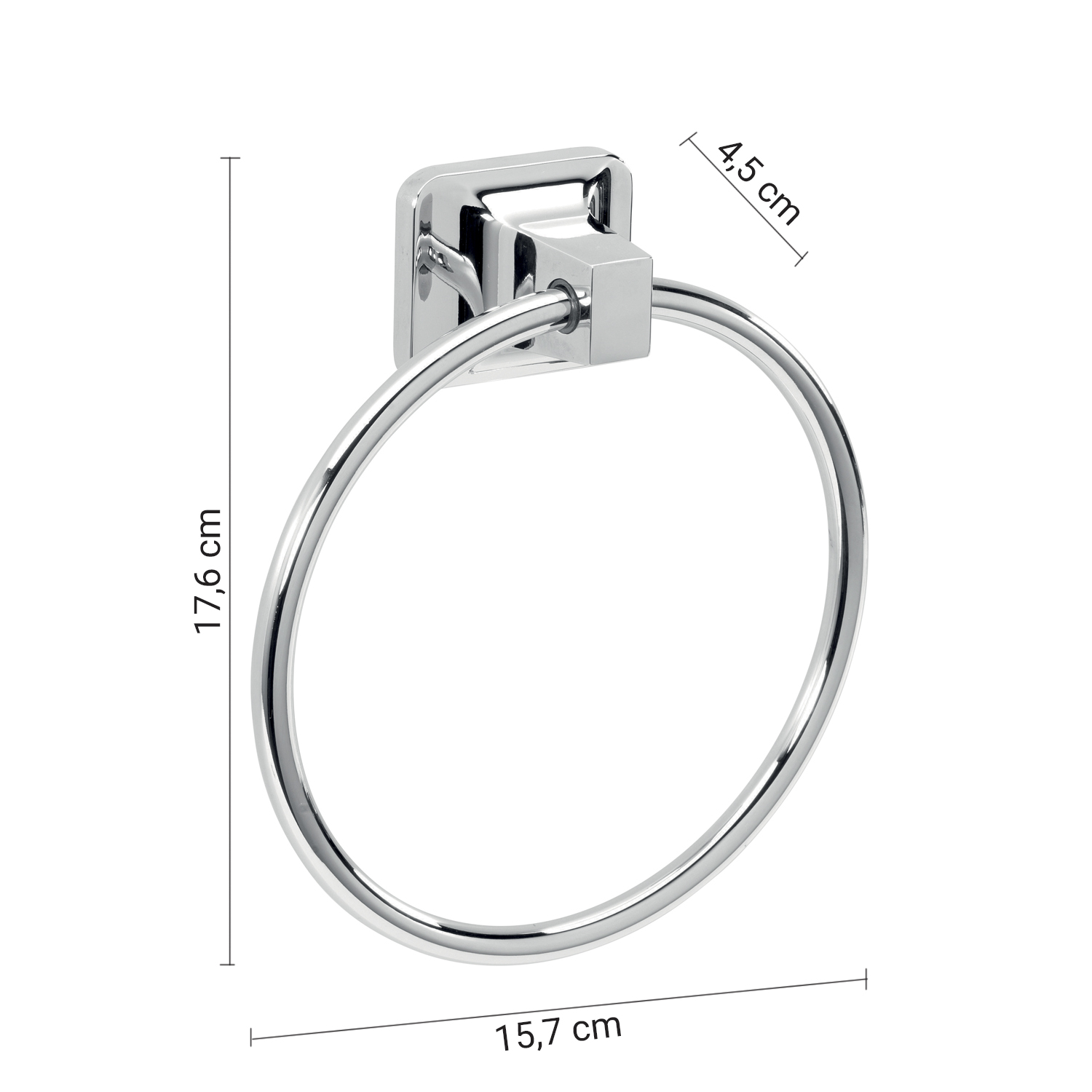 gedy-k2-anneau-porte-serviette-chrome image 2