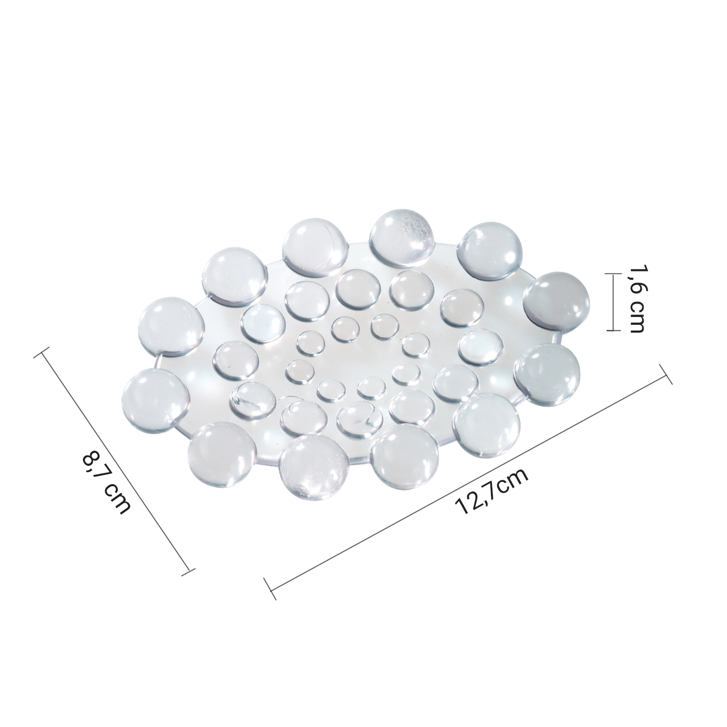 gedy-spot-porte-savon-transparent-poser image 2