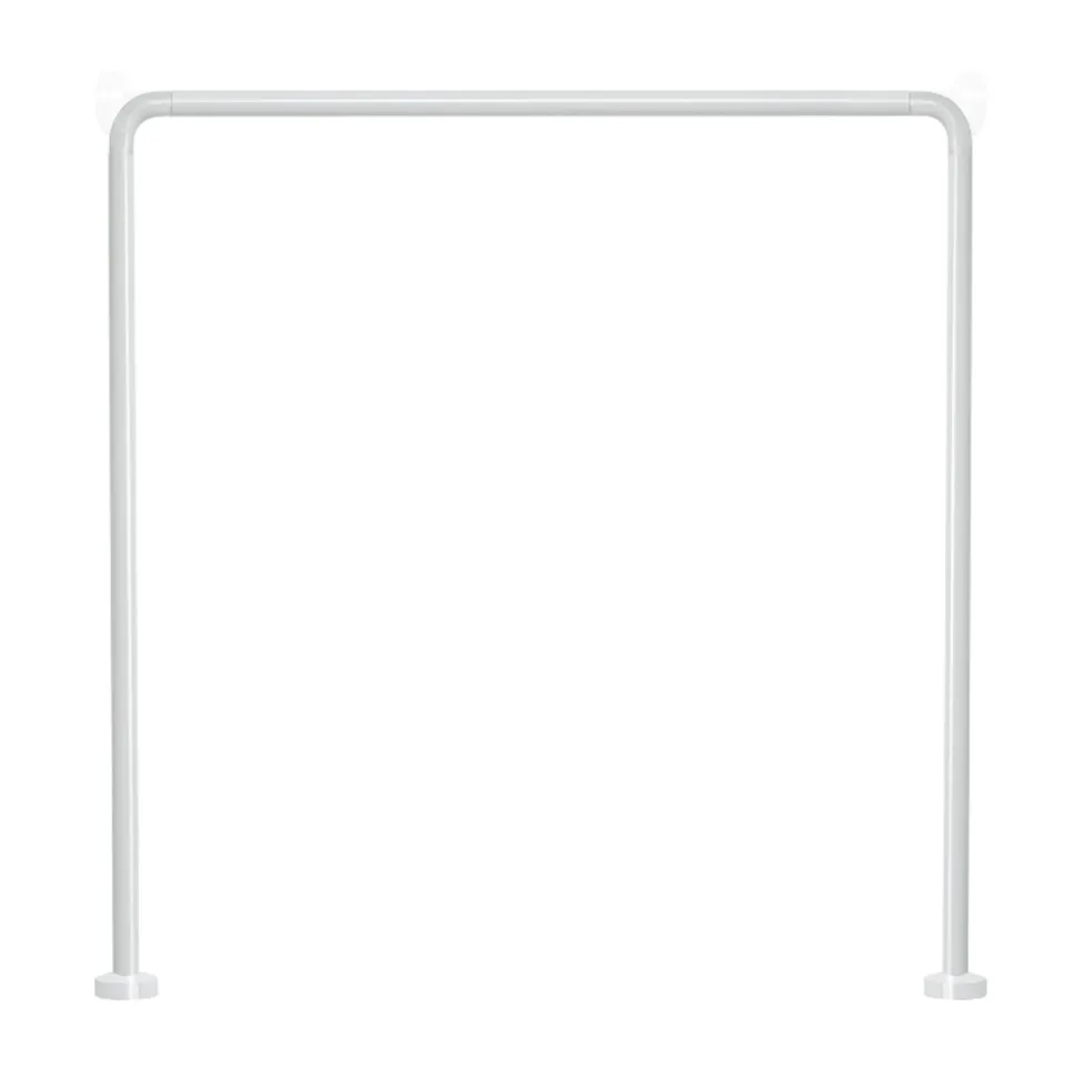 gedy-barre-angulaire-douche-blanche-rideau image 1