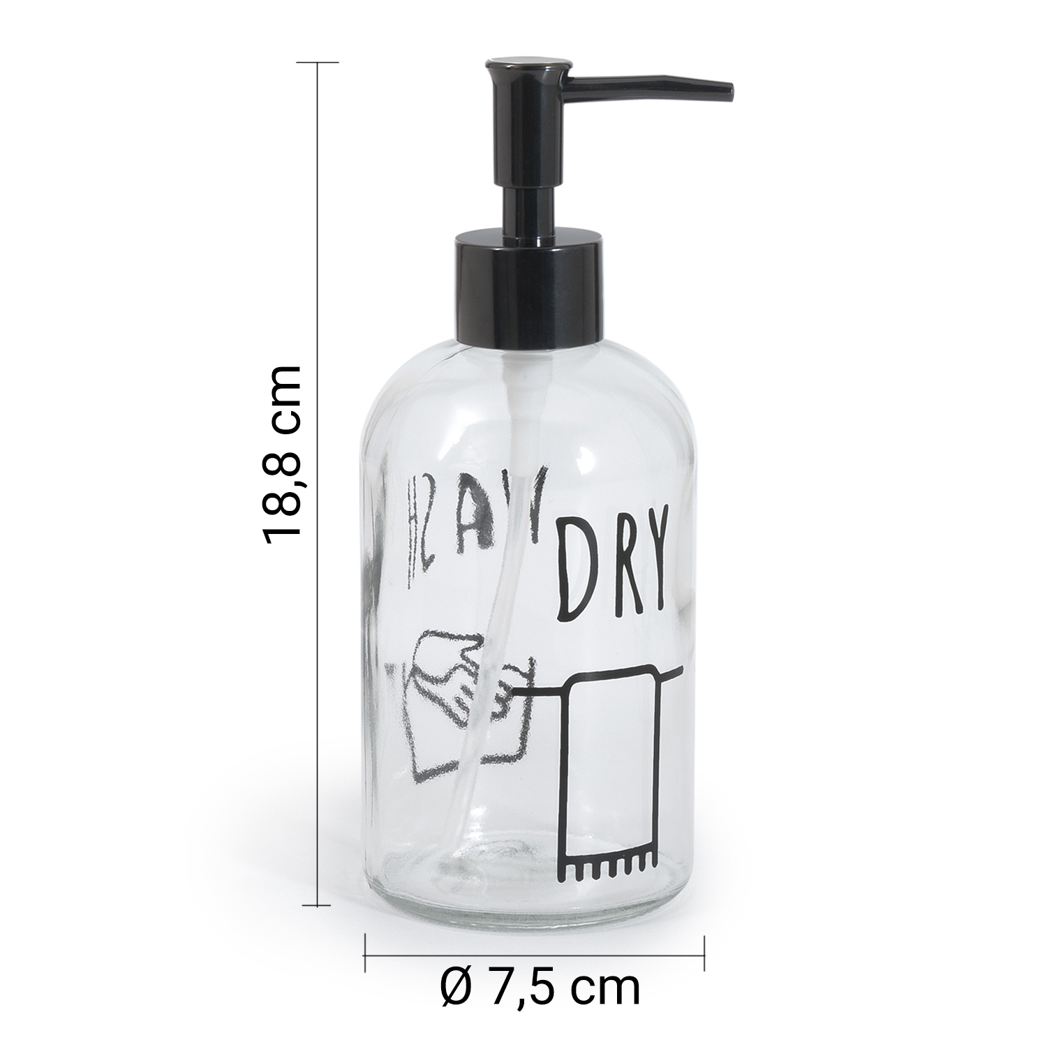 gedy-gioia-distributeur-de-savon-wash-dry-poser image 2