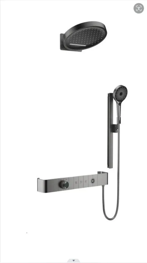hudor-pernesse-40004-colonne-de-douche-gunmetal-encastr-e image 1
