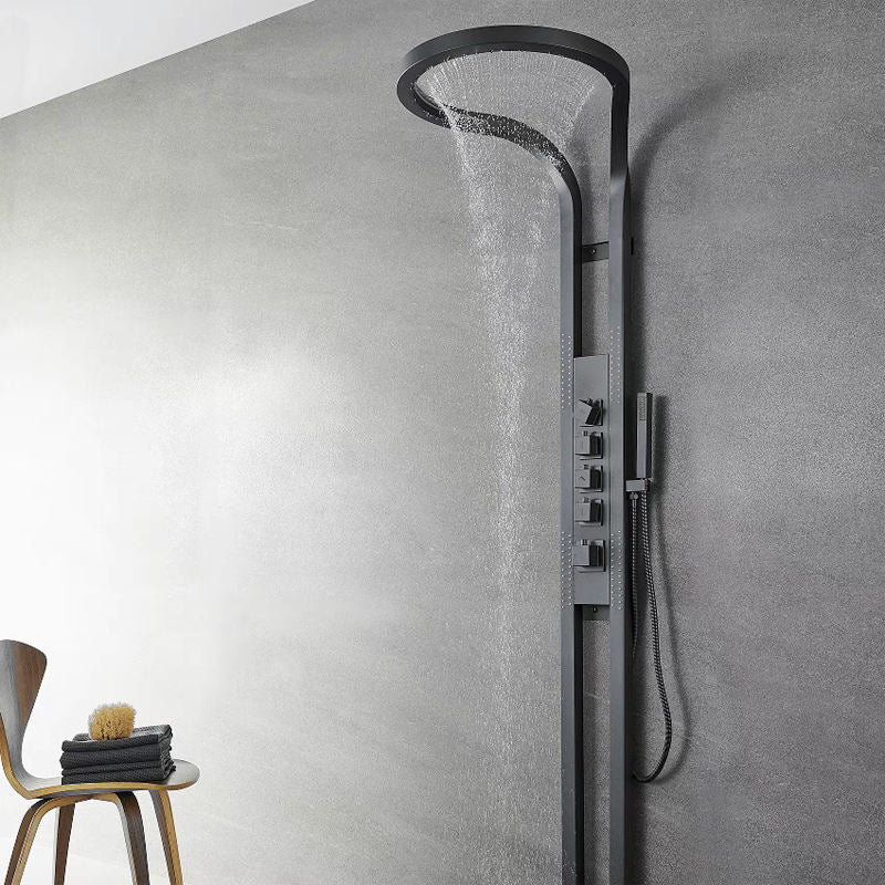hudor-scamandre-colonne-de-douche-noir-mat-thermostatique image 4