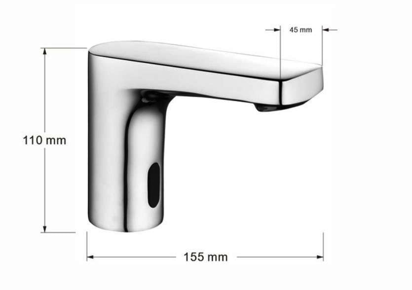 hudor-rymanthe-robinet-lavabo-infrarouge-chrom-laiton image 5