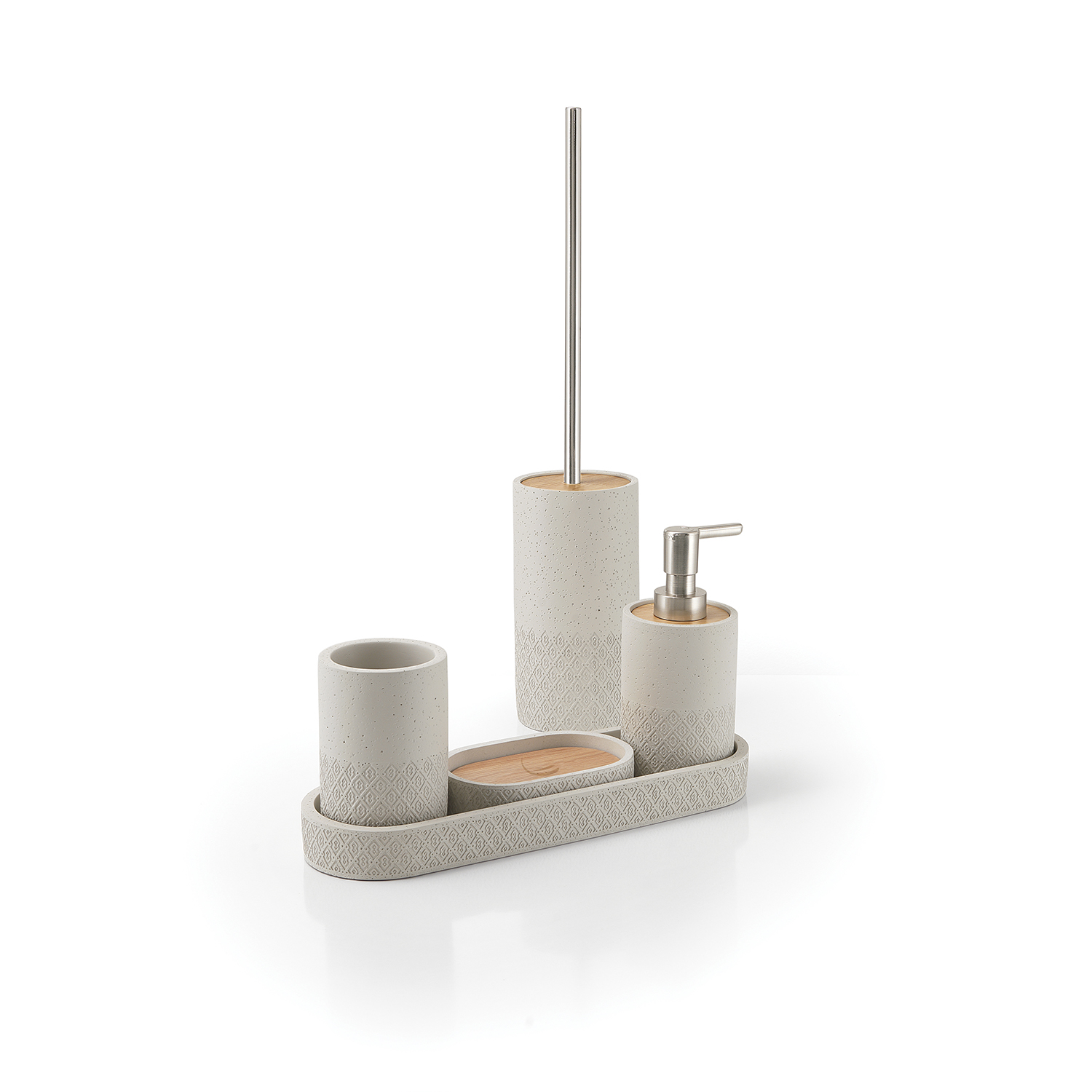 gedy-afrodite-porte-brosse-wc-gris-bamboom image 3