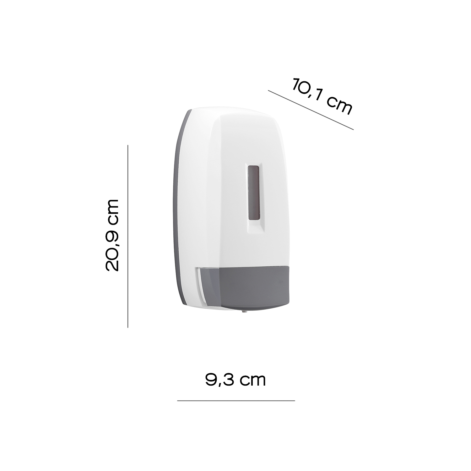 gedy-contract-touch-distributeur-savon-blanc image 2