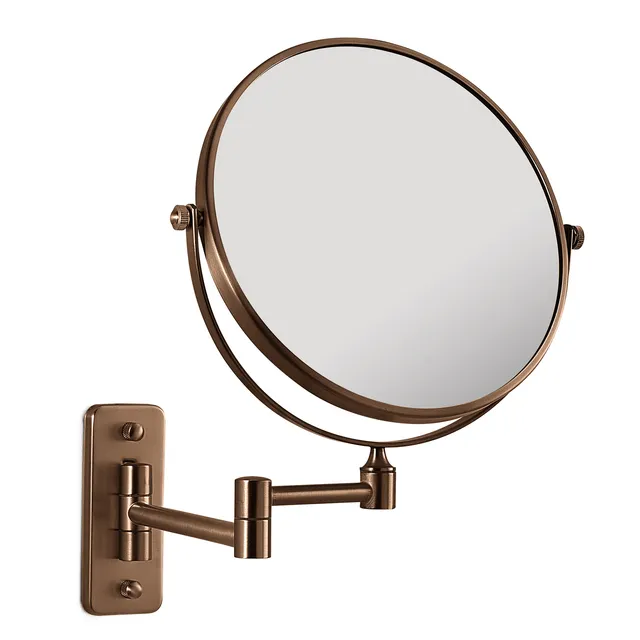 gedy-gaia-miroir-grossissant-or-rose-poser image 1