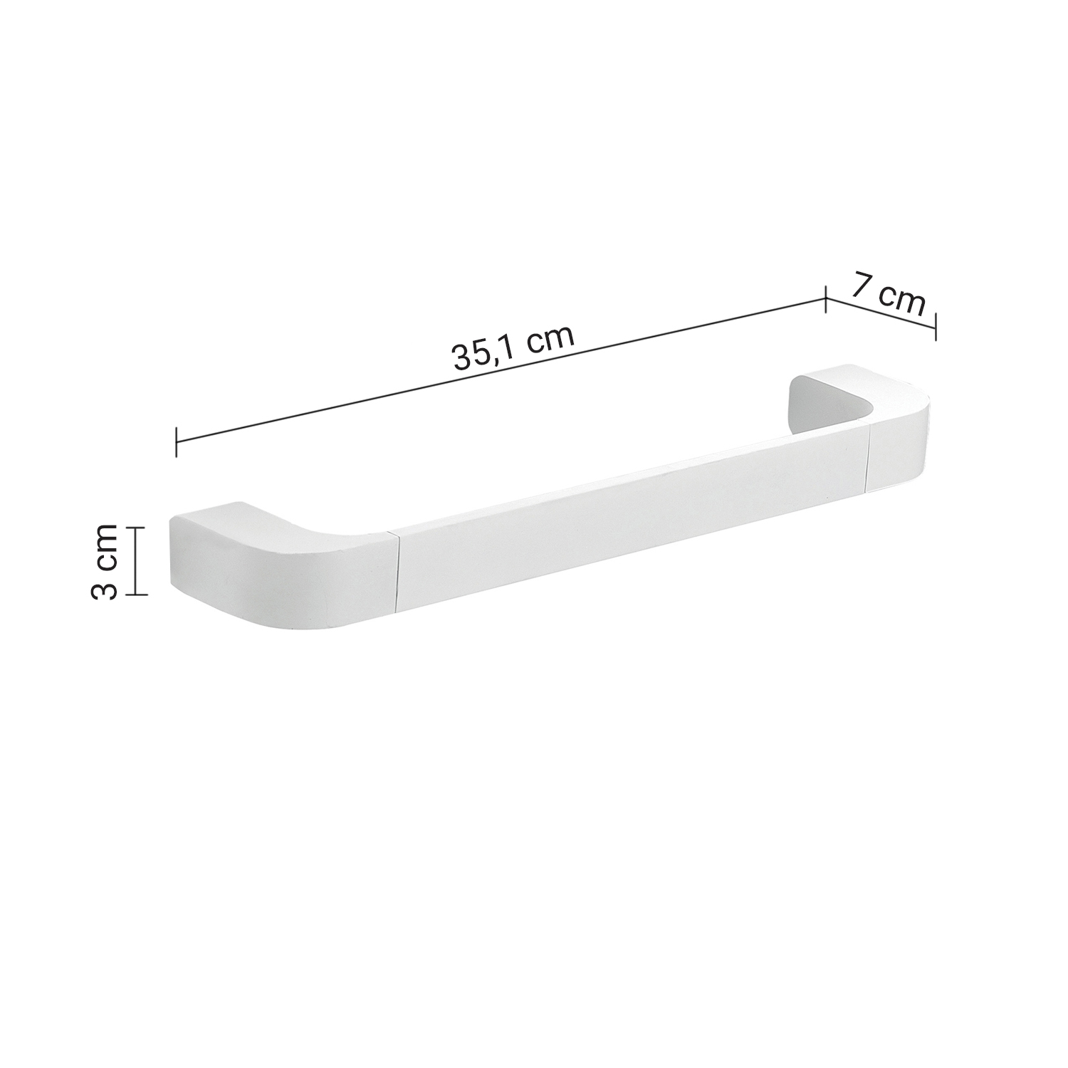 gedy-outline-barre-d-appui-35-cm-blanc-mat image 2