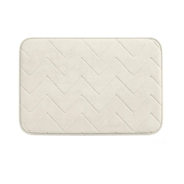 gedy-mousse-tapis-de-bain-40x60-beige-m-moire image 1