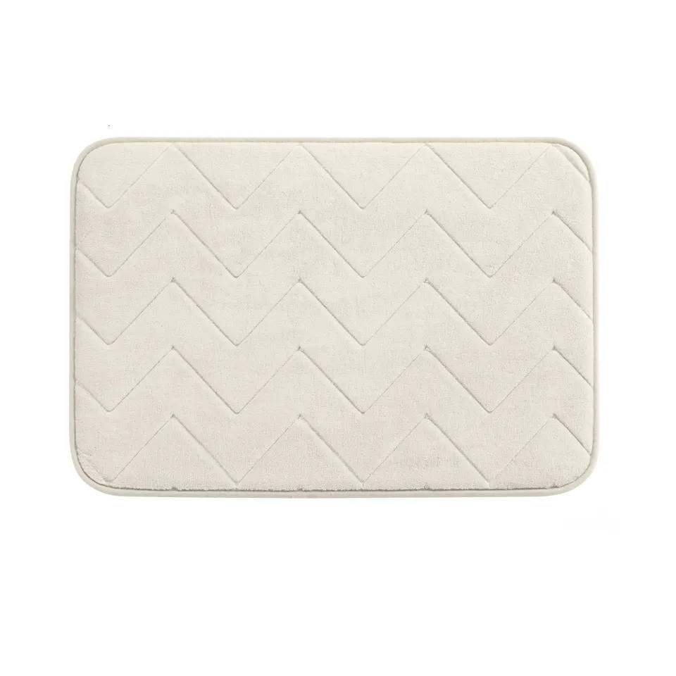 gedy-mousse-tapis-de-bain-40x60-beige-m-moire image 1