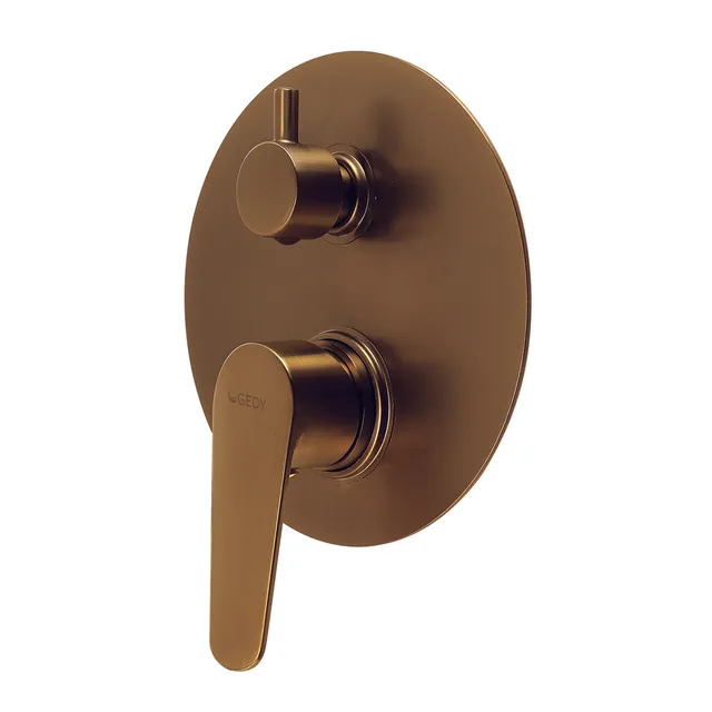 gedy-como-mitigeur-douche-encastr-or-rose-inverseur image 1
