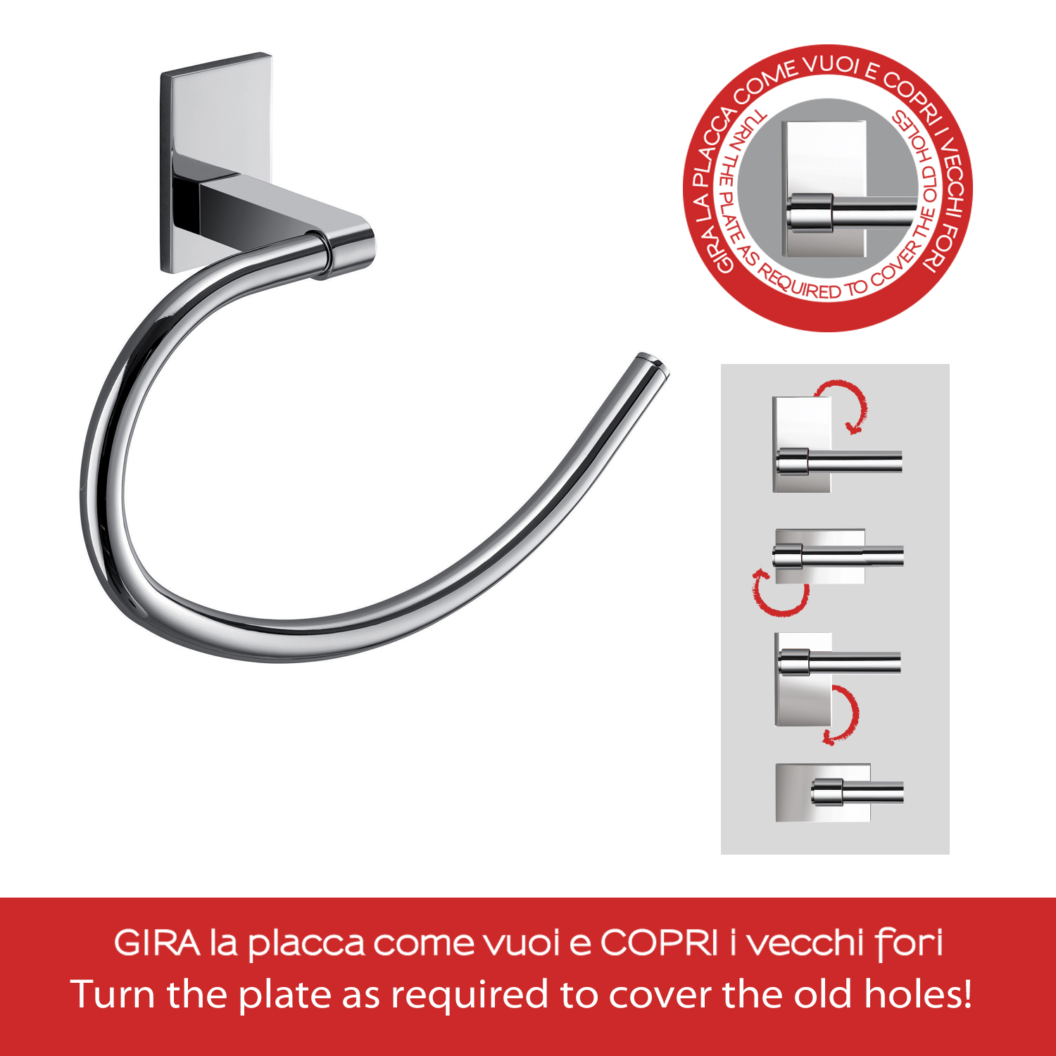 gedy-maine-anneau-porte-serviette-chrome image 5