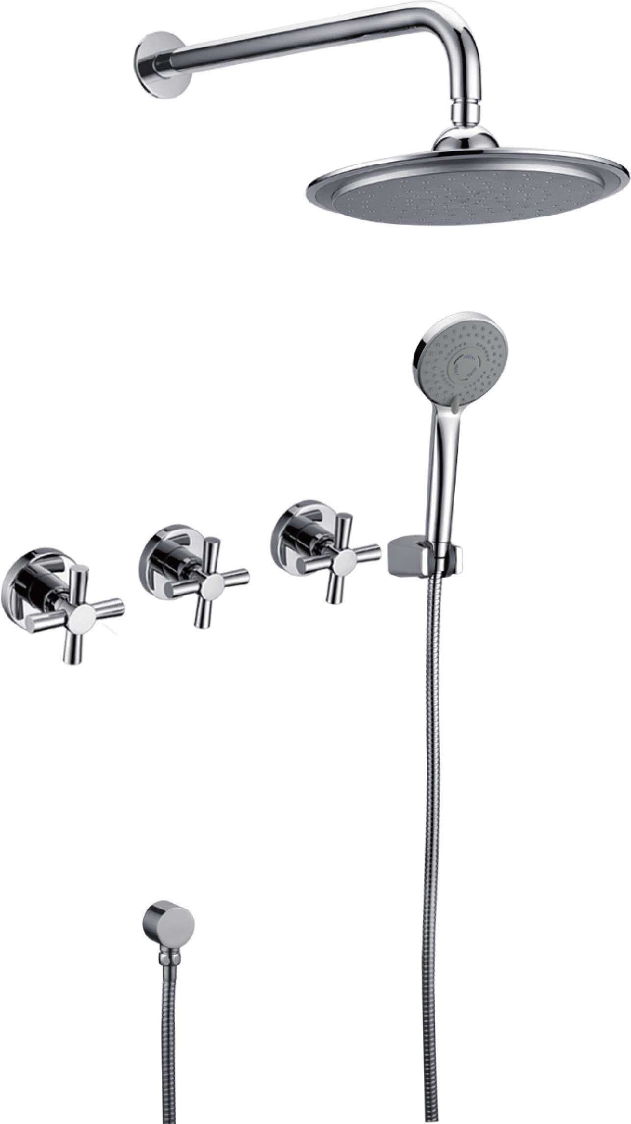 hudor-rymanthe-sc412-douche-encastr-e-chrom-pluie image 1