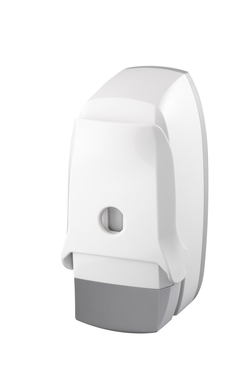bisk-distributeur-savon-mural-blanc-380-ml image 1