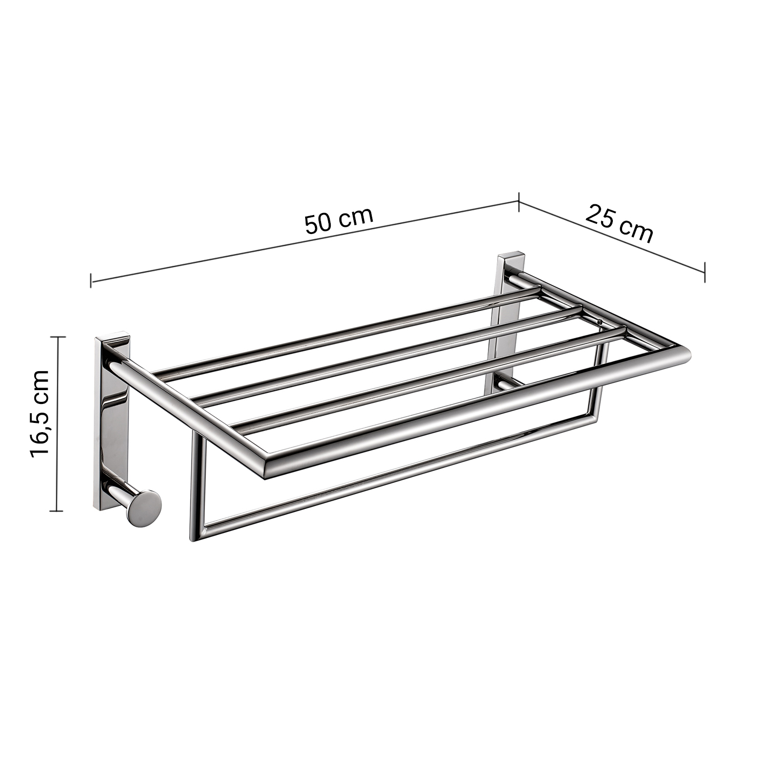 gedy-project-tag-re-double-porte-serviettes-poli image 2