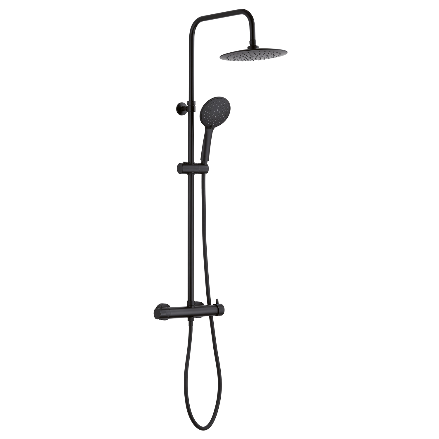 gedy-star-plus-01-colonne-de-douche-noir-mat image 1