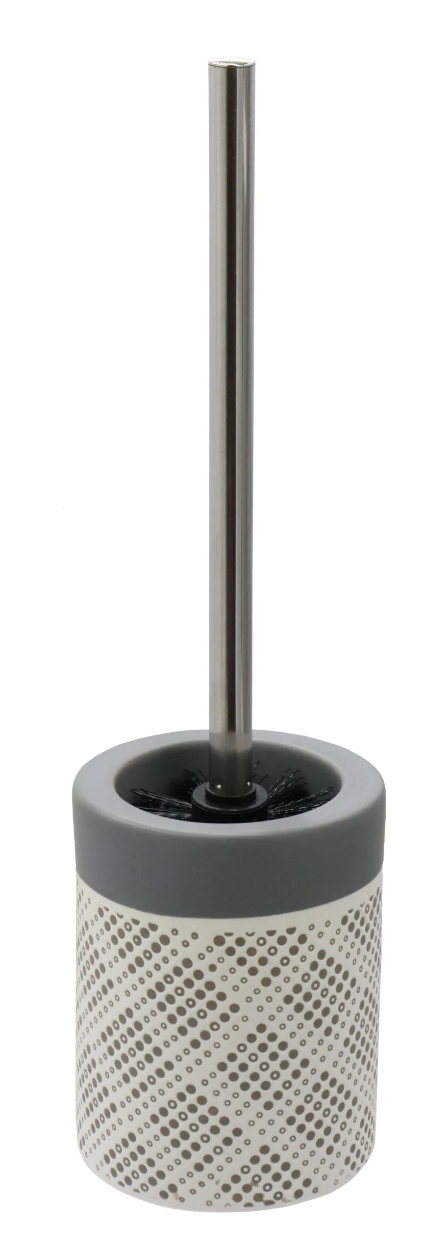 bisk-drop-pot-balai-balayette-wc-poser-blanc image 1