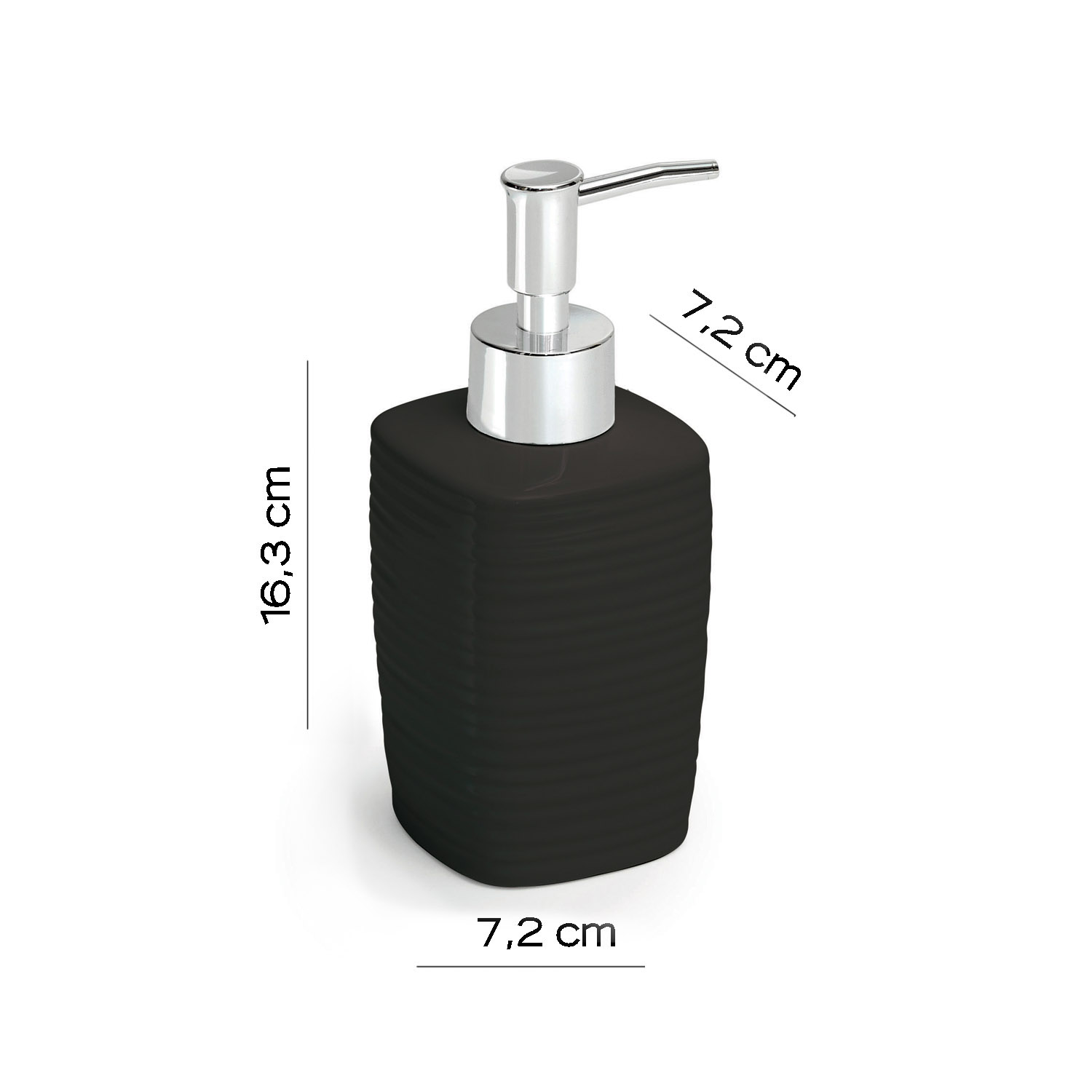gedy-kelly-distributeur-de-savon-noir-poser image 2
