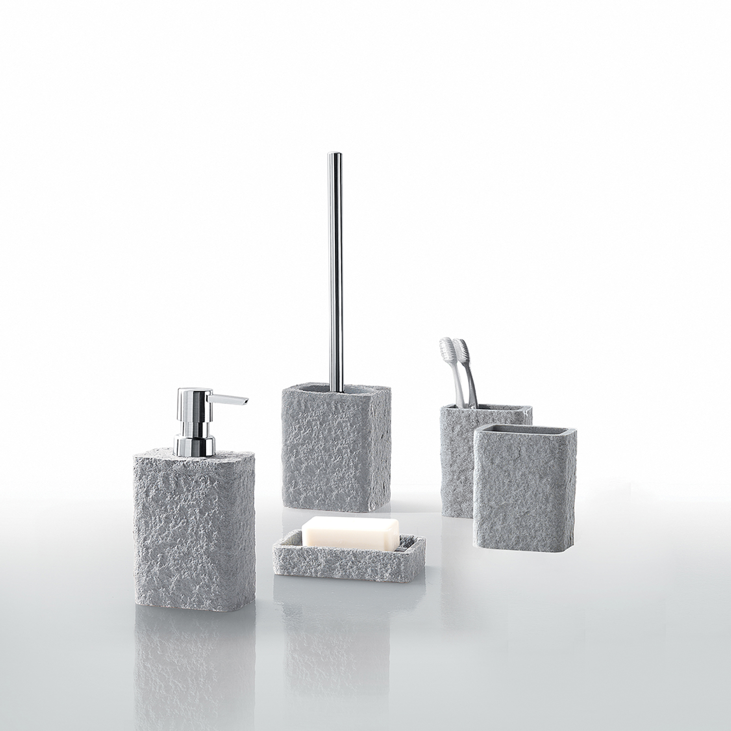 gedy-aries-porte-brosse-wc-gris-poser image 4