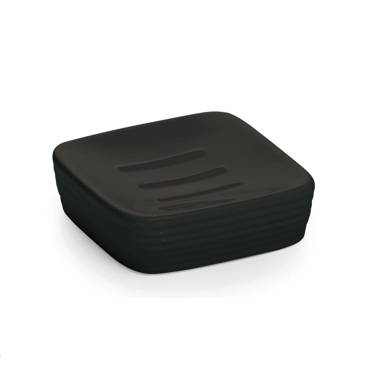 gedy-kelly-porte-savon-noir-poser image 1