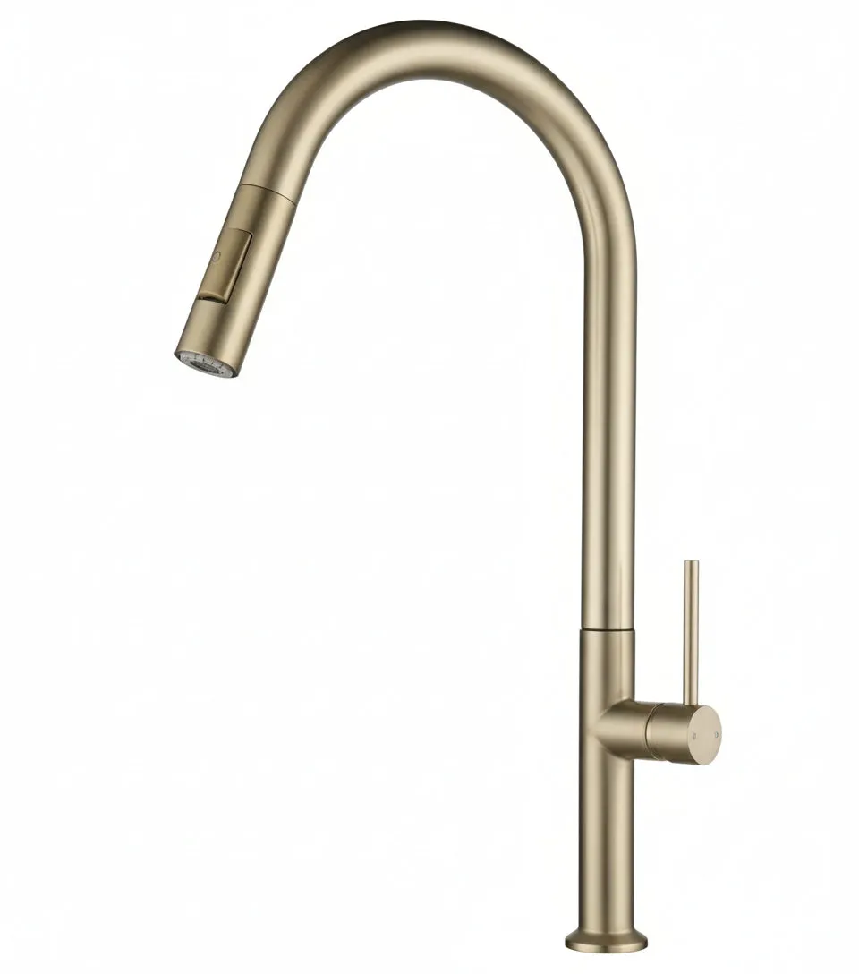 hudor-scamandre-nb0003-robinet-cuisine-dor-bross-extractible image 1