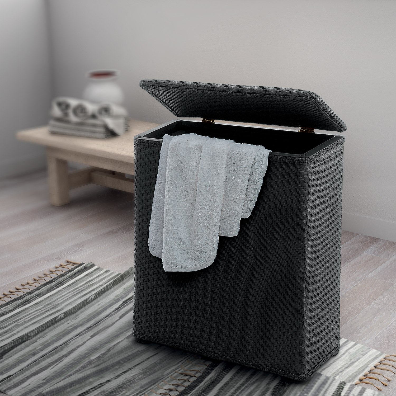 gedy-ambrogio-panier-linge-70-l-noir image 3