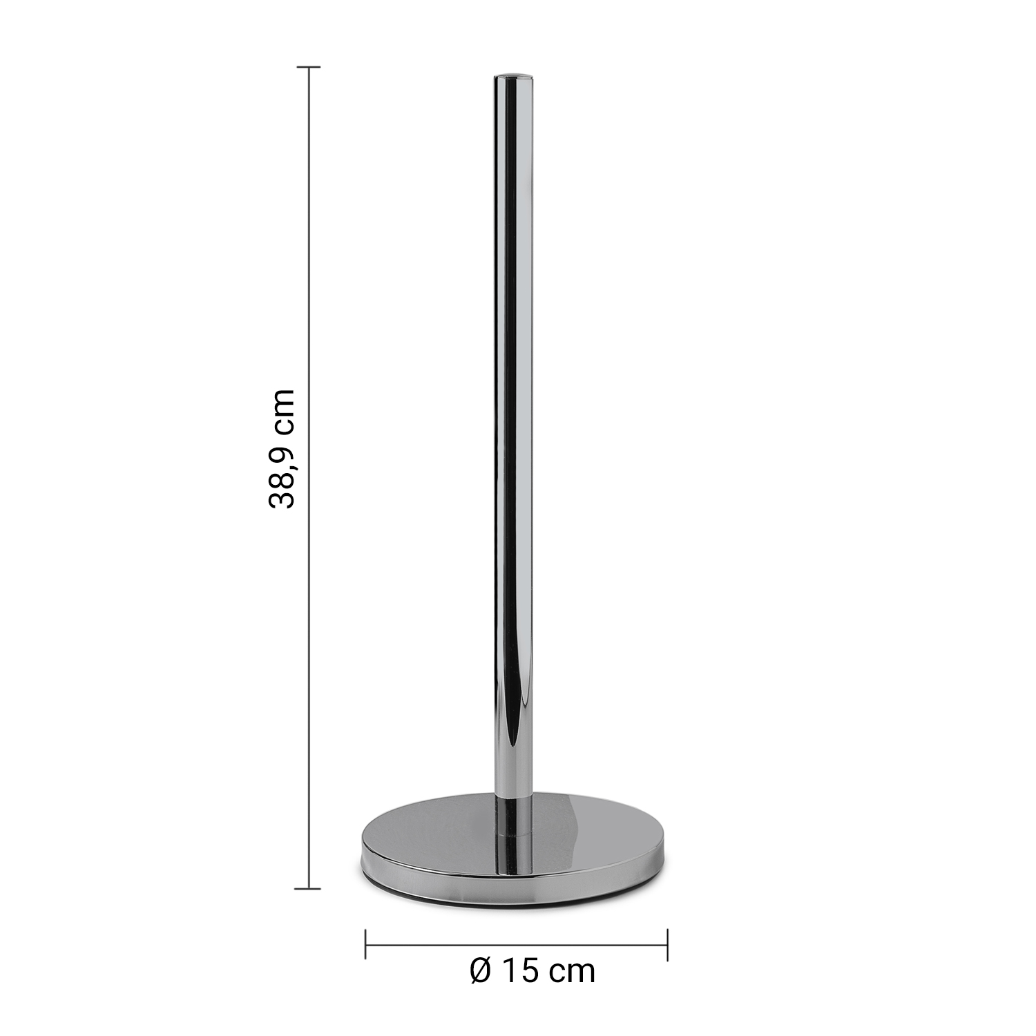 gedy-mago-porte-papier-wc-sur-pied-chrome image 2