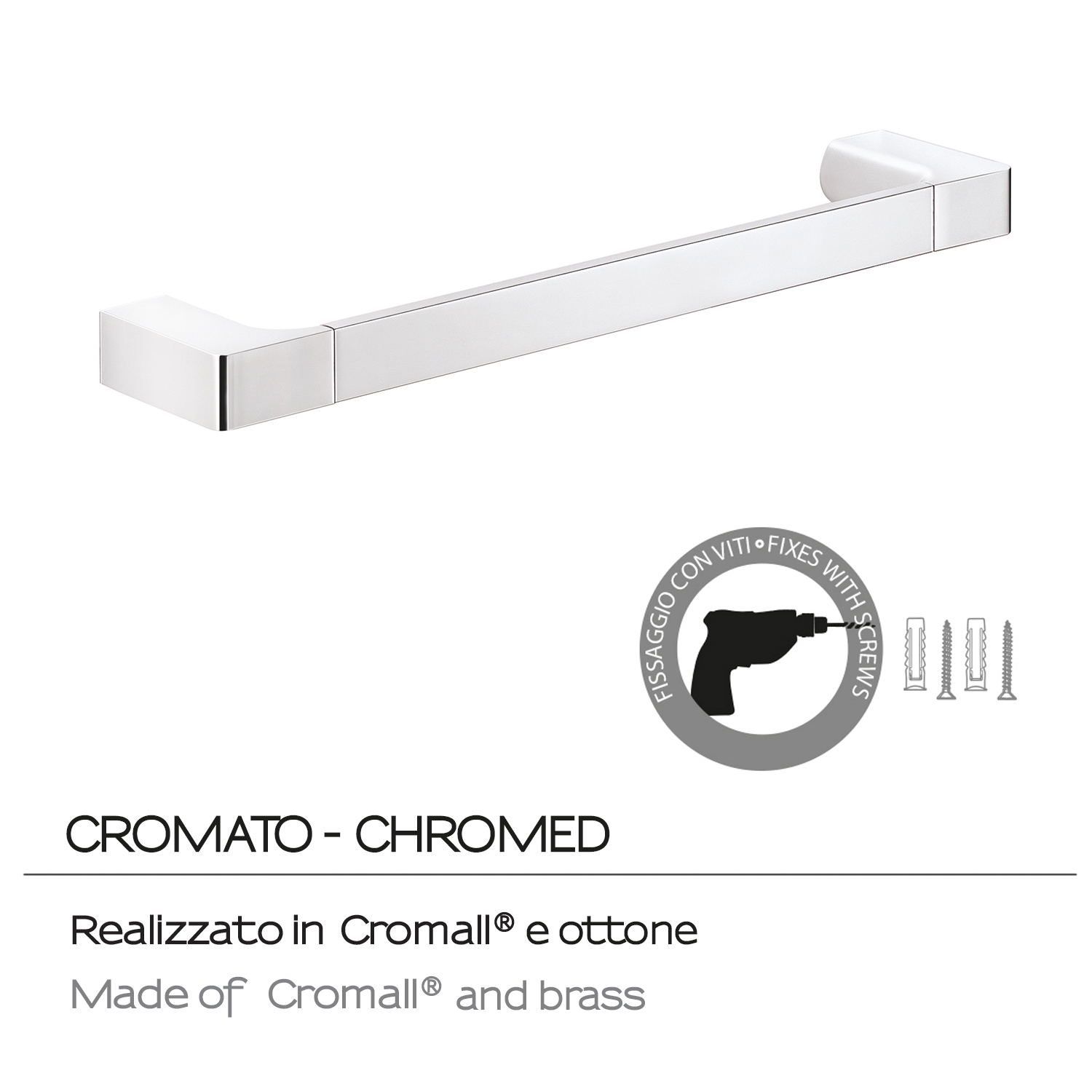 gedy-pirenei-porte-serviette-35-cm-chrome-fixer image 4