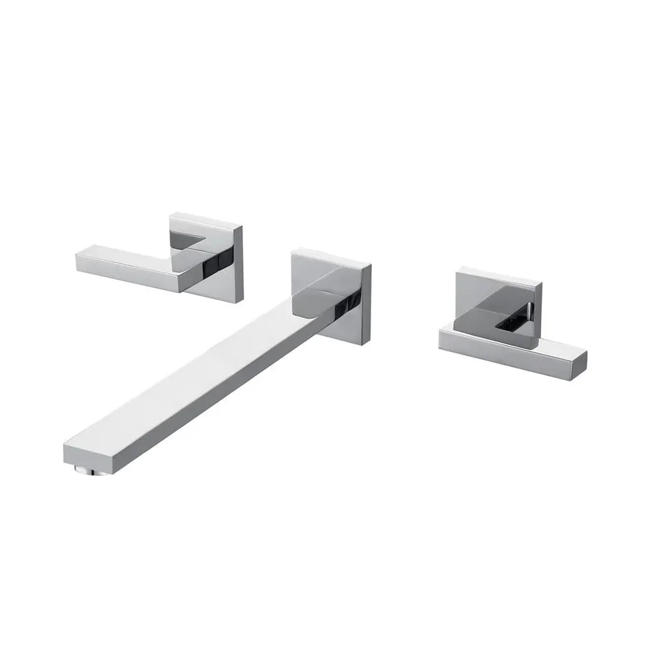 hudor-enip-e-301-robinet-lavabo-mural-chrom-2-leviers image 1