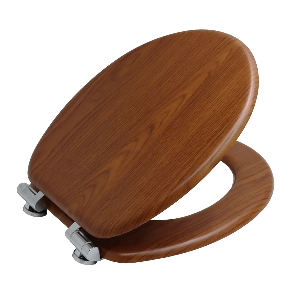 bisk-abattant-mdf-dark-brown-multi-lunette-wc-marron image 1