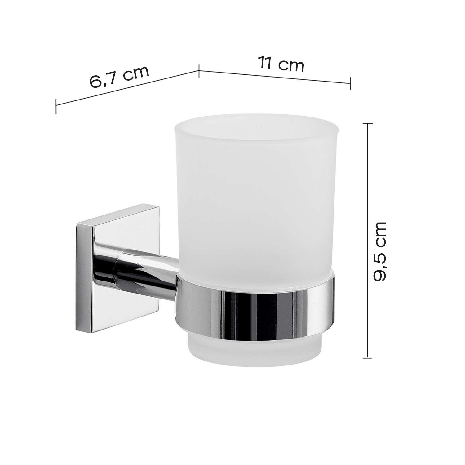 gedy-fuji-porte-brosse-dents-chrom-poser image 2