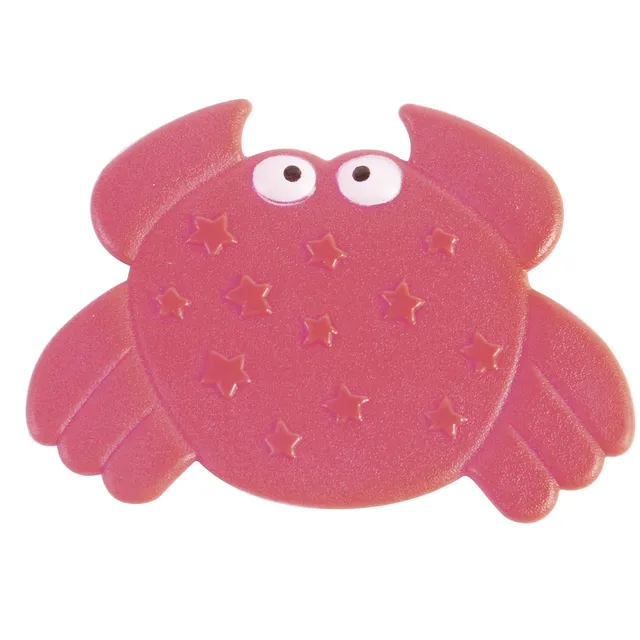 gedy-crabby-tapis-de-baignoire-antid-rapant-rouge-petit image 1
