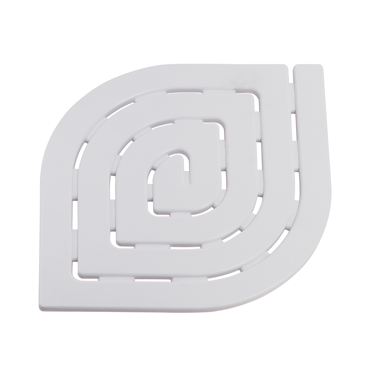 gedy-spirale-caillebotis-douche-54-5x54-5-cm-blanc image 1