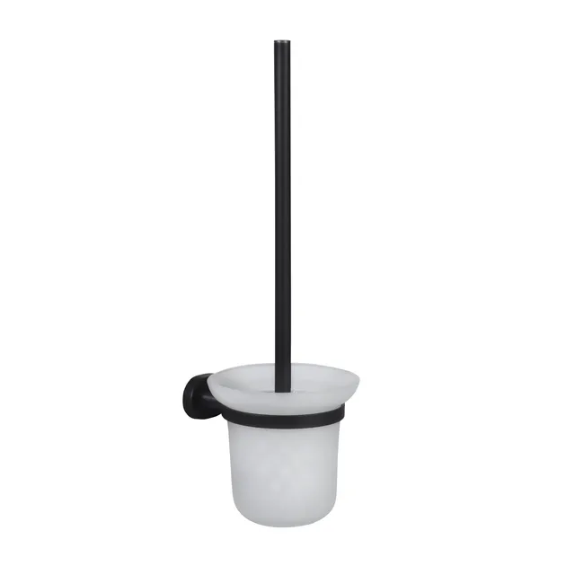 bisk-go-pot-balai-balayette-wc-noir-mat image 1