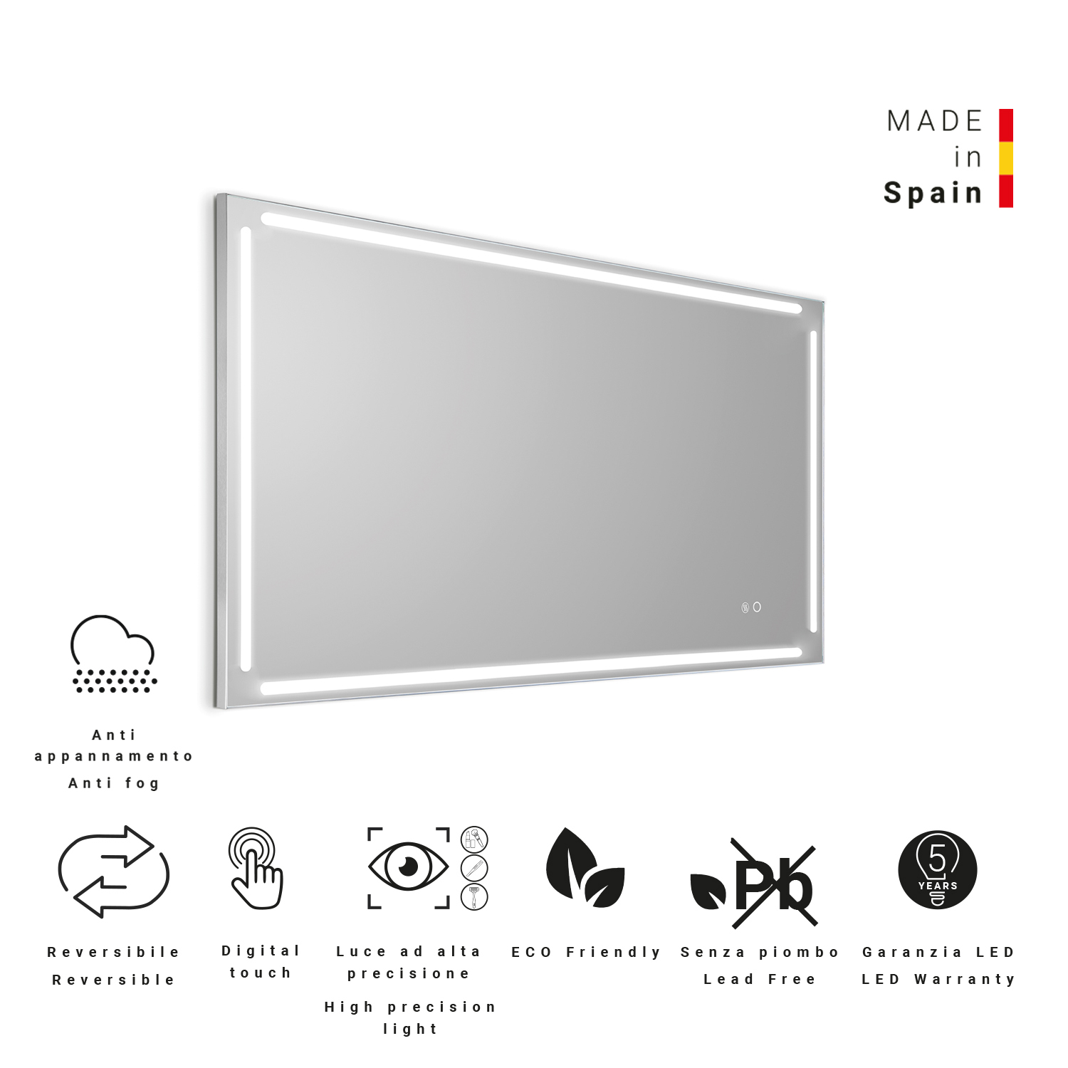 gedy-paul-miroir-140x80-cm-cadre-bross image 3